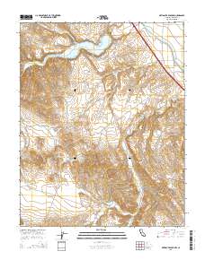 Ortigalita Peak NW 2015 topographic map thumbnail