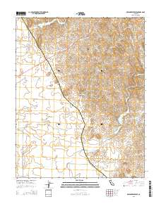 Owens Reservoir 2015 topographic map thumbnail