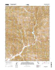 Pacheco Peak 2015 topographic map thumbnail