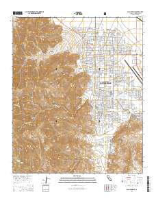 Palm Springs 2015 topographic map thumbnail