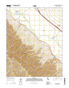 Palo Escrito Peak 2015 topographic map thumbnail