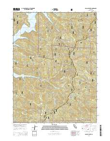 Papoose Creek 2015 topographic map thumbnail