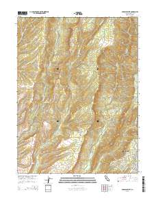 Paradise West 2015 topographic map thumbnail
