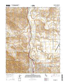 Paso Robles 2015 topographic map thumbnail