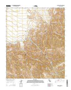 Pastoria Creek 2015 topographic map thumbnail