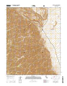 Pat Keyes Canyon 2015 topographic map thumbnail