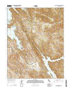 Penon Blanco Peak 2015 topographic map thumbnail