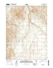 Petes Valley 2015 topographic map thumbnail