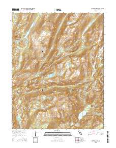 Piute Mountain 2015 topographic map thumbnail