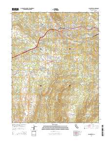 Placerville 2015 topographic map thumbnail