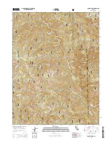 Plaskett Ridge 2015 topographic map thumbnail