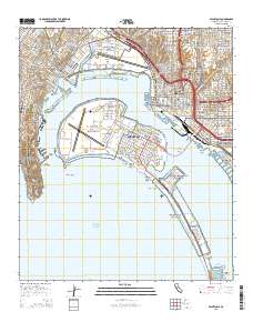 Point Loma 2015 topographic map thumbnail