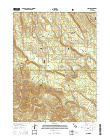 Pondosa 2015 topographic map thumbnail