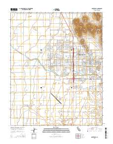 Porterville 2015 topographic map thumbnail