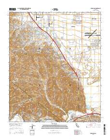 Prado Dam 2015 topographic map thumbnail