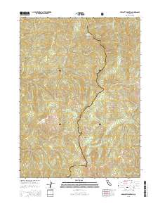 Prescott Mountain 2015 topographic map thumbnail