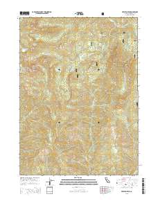Preston Peak 2015 topographic map thumbnail