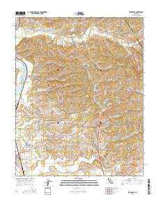 Prunedale 2015 topographic map thumbnail