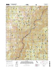 Pulga 2015 topographic map thumbnail