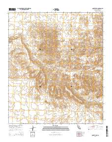 Quartz Peak 2015 topographic map thumbnail