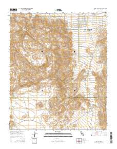 Queen Mountain 2015 topographic map thumbnail