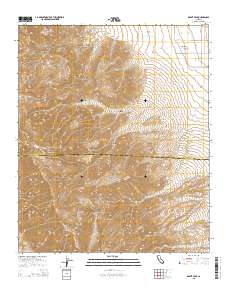 Rabbit Peak 2015 topographic map thumbnail