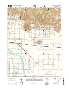 Reconnaissance Peak 2015 topographic map thumbnail