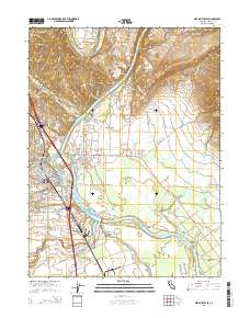 Red Bluff East 2015 topographic map thumbnail