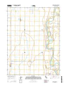 Moulton Weir 2015 topographic map thumbnail