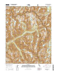 Mount Abbot 2015 topographic map thumbnail