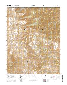 Mount Barcroft 2015 topographic map thumbnail
