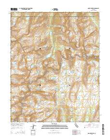 Mount Brewer 2015 topographic map thumbnail
