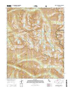 Mount Clarence King 2015 topographic map thumbnail