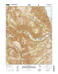 Mount Dana 2015 topographic map thumbnail