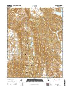 Mount George 2015 topographic map thumbnail