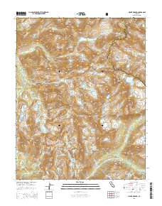 Mount Hilgard 2015 topographic map thumbnail