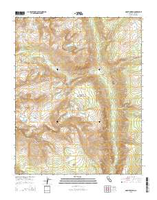 Mount Kaweah 2015 topographic map thumbnail