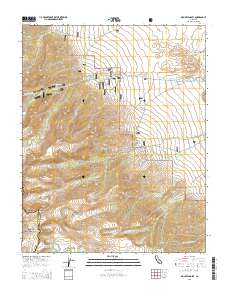 Mount Langley 2015 topographic map thumbnail