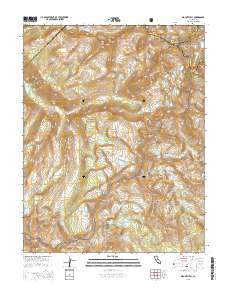 Mount Lyell 2015 topographic map thumbnail