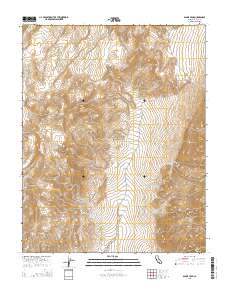 Saline Peak 2015 topographic map thumbnail