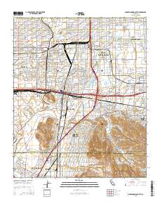 San Bernardino South 2015 topographic map thumbnail