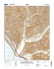 San Clemente 2015 topographic map thumbnail
