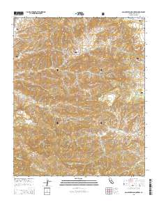 San Guillermo Mountain 2015 topographic map thumbnail