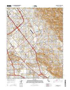 San Jose East 2015 topographic map thumbnail