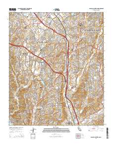 San Juan Capistrano 2015 topographic map thumbnail