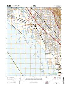 San Leandro 2015 topographic map thumbnail