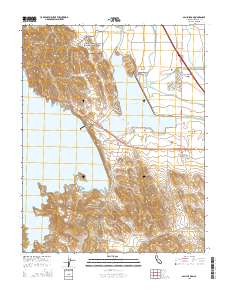 San Luis Dam 2015 topographic map thumbnail