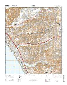San Luis Rey 2015 topographic map thumbnail