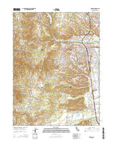 Redding 2015 topographic map thumbnail