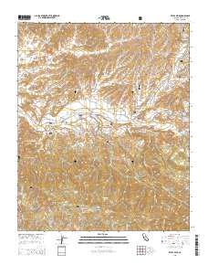Reyes Peak 2015 topographic map thumbnail